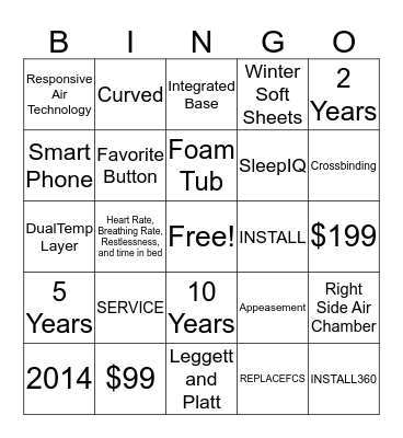 Week 2 Bingo!!! Bingo Card