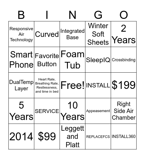 Week 2 Bingo!!! Bingo Card