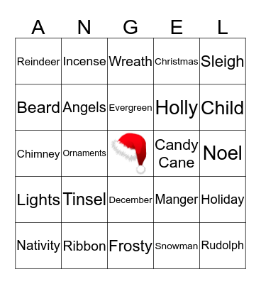 CHRISTMAS BINGO Card