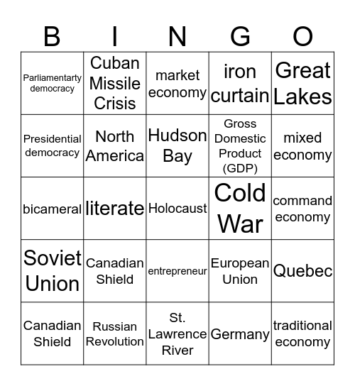 2nd 9 weeks part 2 Bingo Card