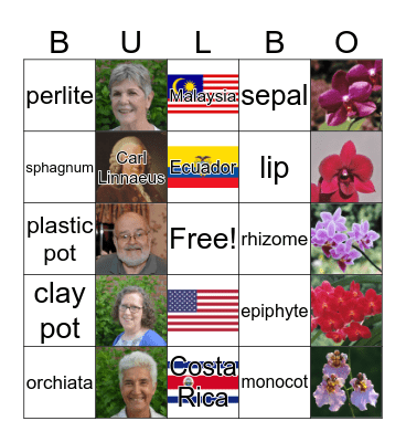 SEPOS Bingo Card