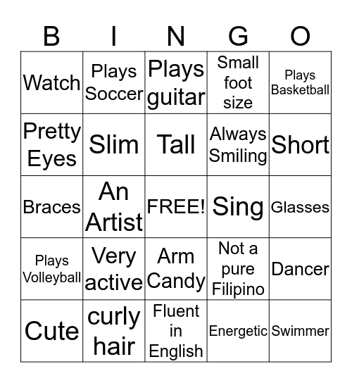 INTERACTION Bingo Card