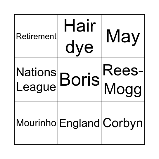 BNP BINGO Card