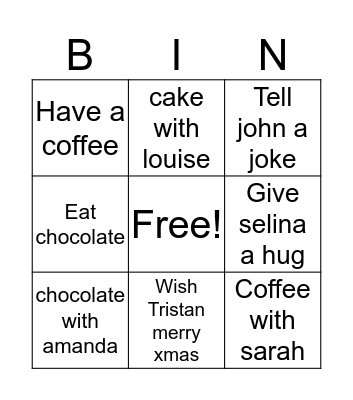 Meet the team Bingo Card