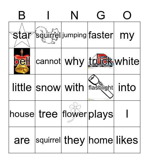 Wordlist 13 Bingo Card