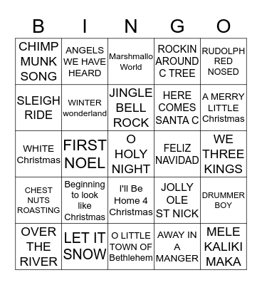 JOLLY Bingo Card