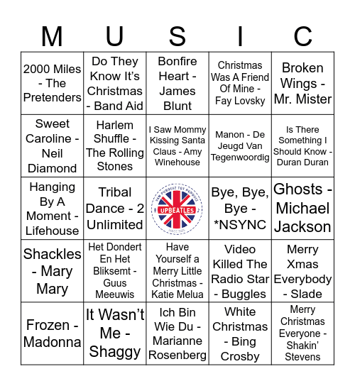 KNUS 207 Bingo Card