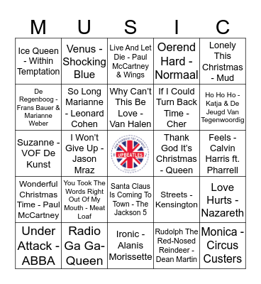 KNUS 304 Bingo Card