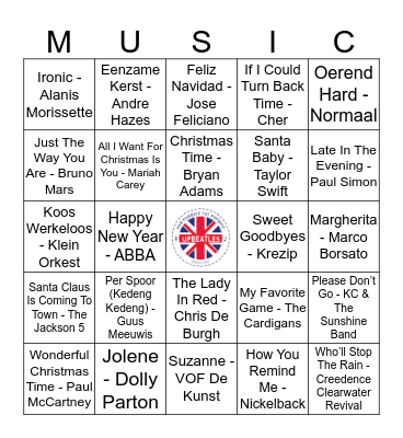 KNUS 307 Bingo Card