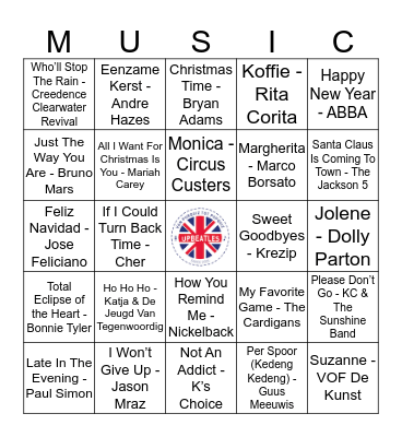 KNUS 313 Bingo Card