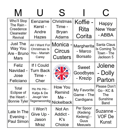 KNUS 313 Bingo Card