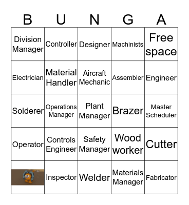 Ryans Egg Bunga Bingo Card