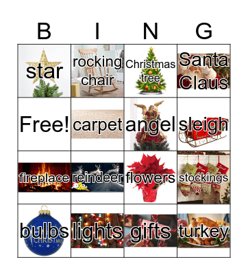 Christmas Bingo Card