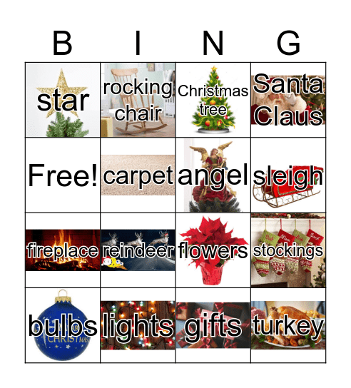 Christmas Bingo Card