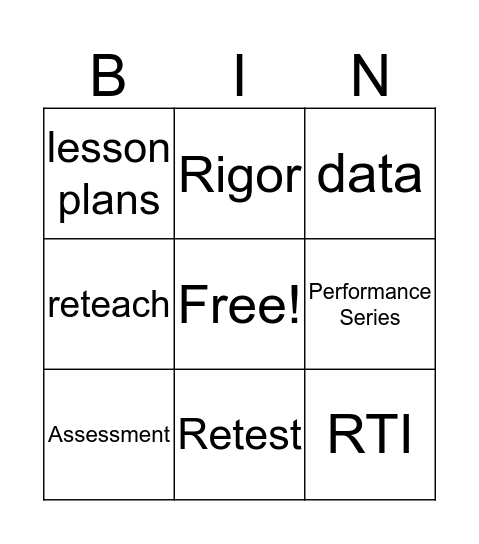 Faculty Christmas  Bingo Card
