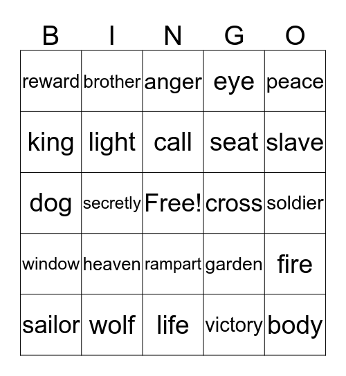 4th Grade Latin - Book Review Bingo Card