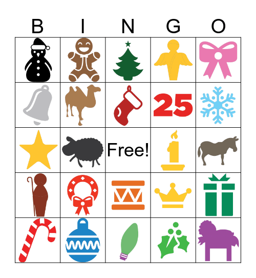 Christmas Bingo Card