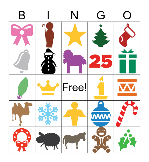 Christmas Bingo Card