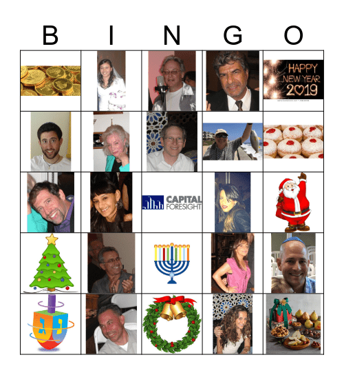 CF HOLIDAY BINGO  Bingo Card