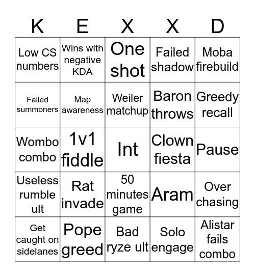 Ireland  Bingo Card