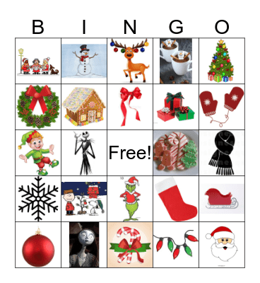 Christmas Bingo Card