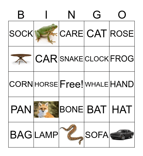A & O SOUNDS Bingo Card