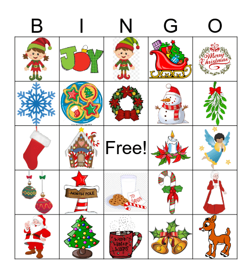 Christmas Bingo Card