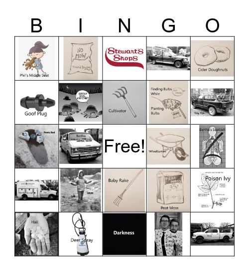 Earth Designs Cooperative Bingo Card