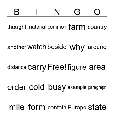 Joshua, Cearra, Brianna  Bingo Card