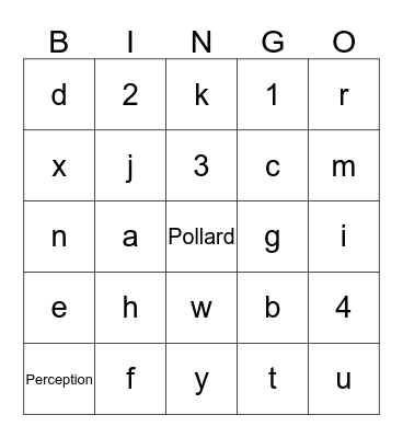 Perception vs Work Ethics Bingo Card