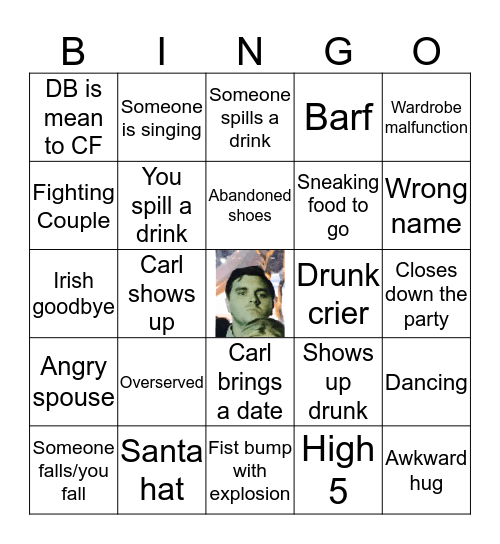 Maximum Christmas Party BINGO! Bingo Card