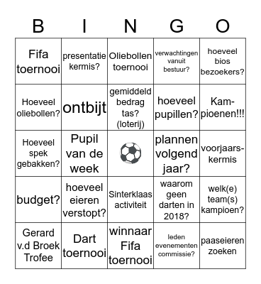 Avesteyn Bingo Card