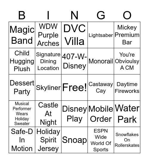 °o° XMas Bingo Card