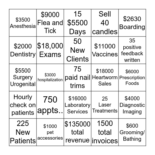 BLAH BINGO Card