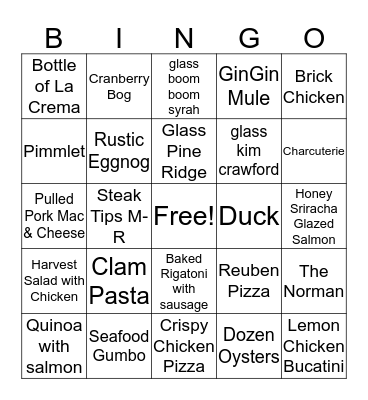 BINGObingoBINGObingoBINGO Card