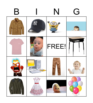 Young Dolphin 1 Bingo Card