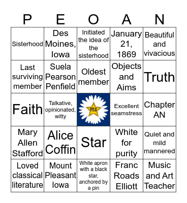 FOUNDER'S DAY Bingo Card