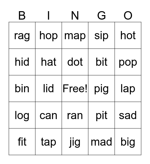 bingo level 4 Bingo Card