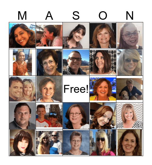 MASON CENTRAL Bingo Card