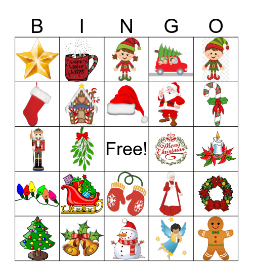 Christmas Bingo Card