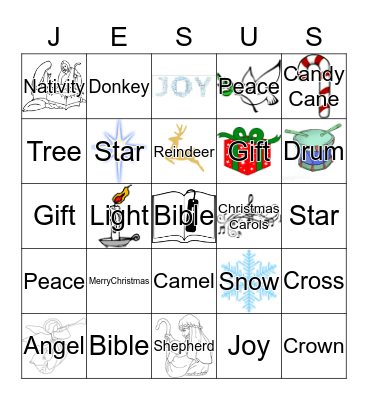 Christmas Bingo Card