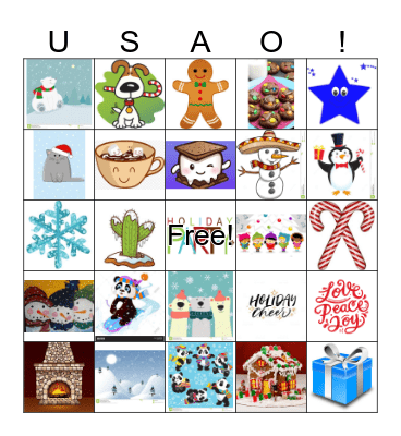 USAO Holiday Party! Bingo Card