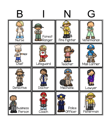 Career Bingo Card