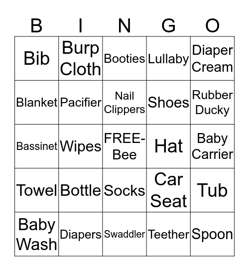 Megan's Bee-go Bingo Card