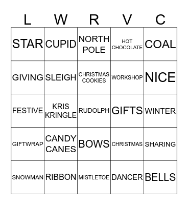 CHRISTMAS 2 Bingo Card