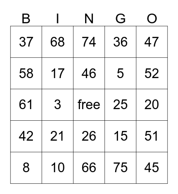CAND HOLIDAY PARTY Bingo Card