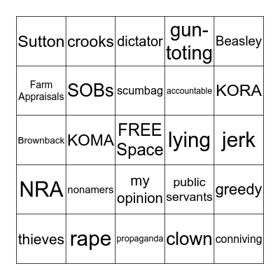 Judith Rogers - GN Bingo Card