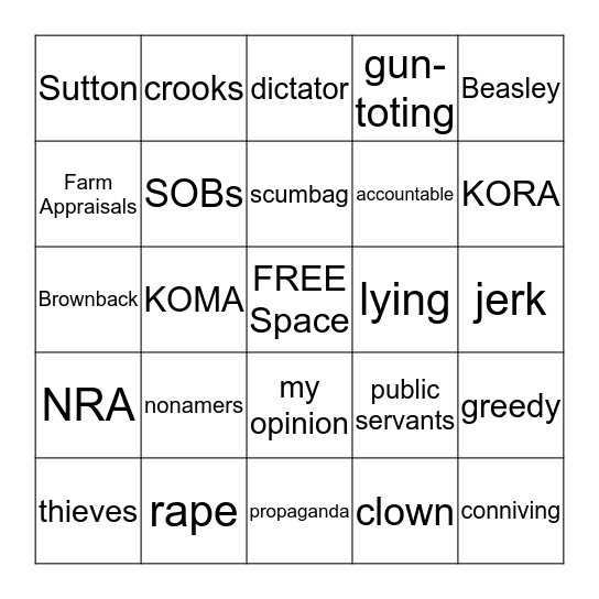 Judith Rogers - GN Bingo Card