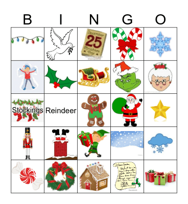 Christmas Family Fun!!! Bingo Card