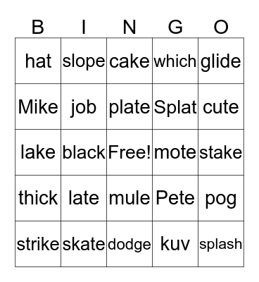 Merry Christmas Bingo Card